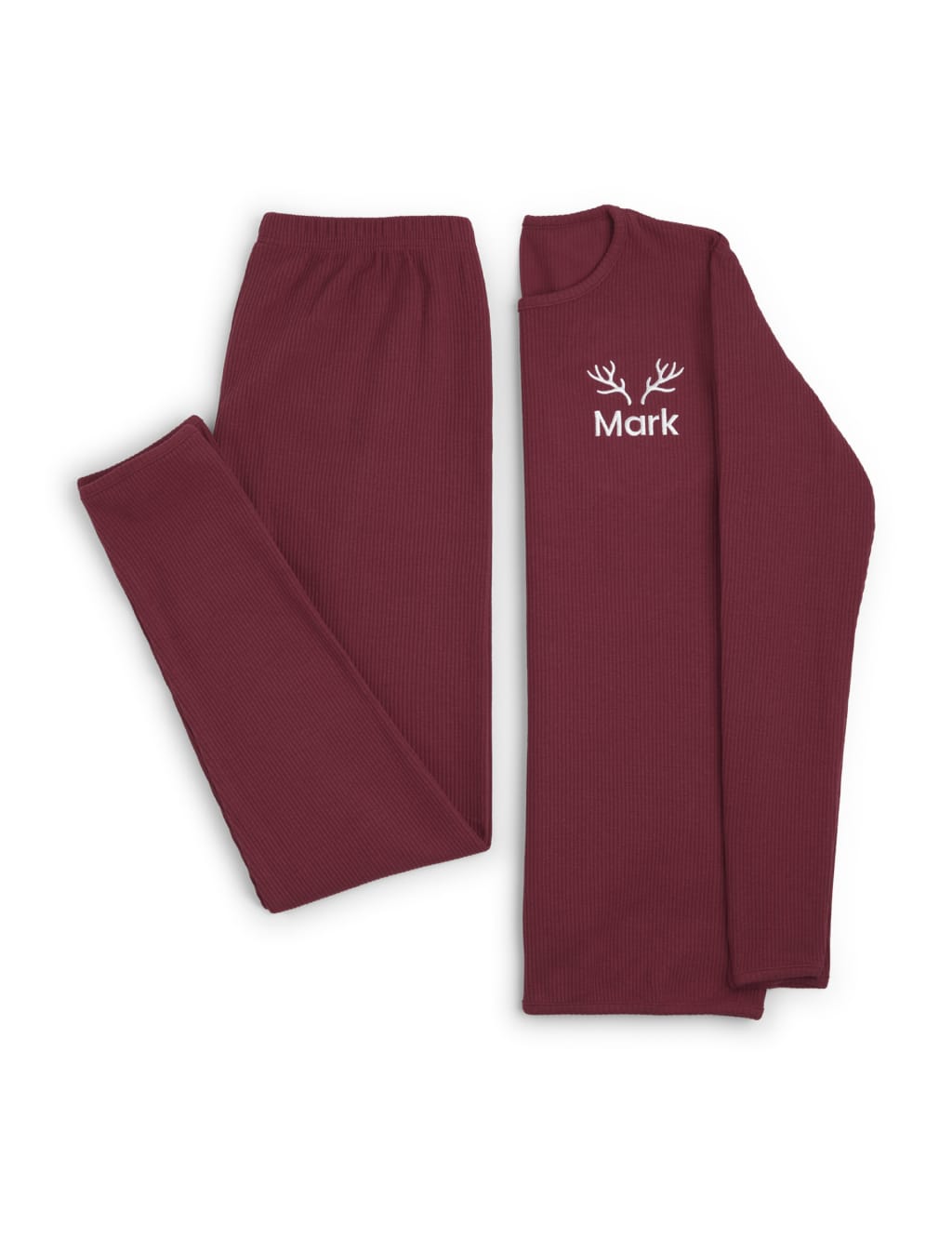 Personalised Men's Reindeer Lounge Set 5 of 5