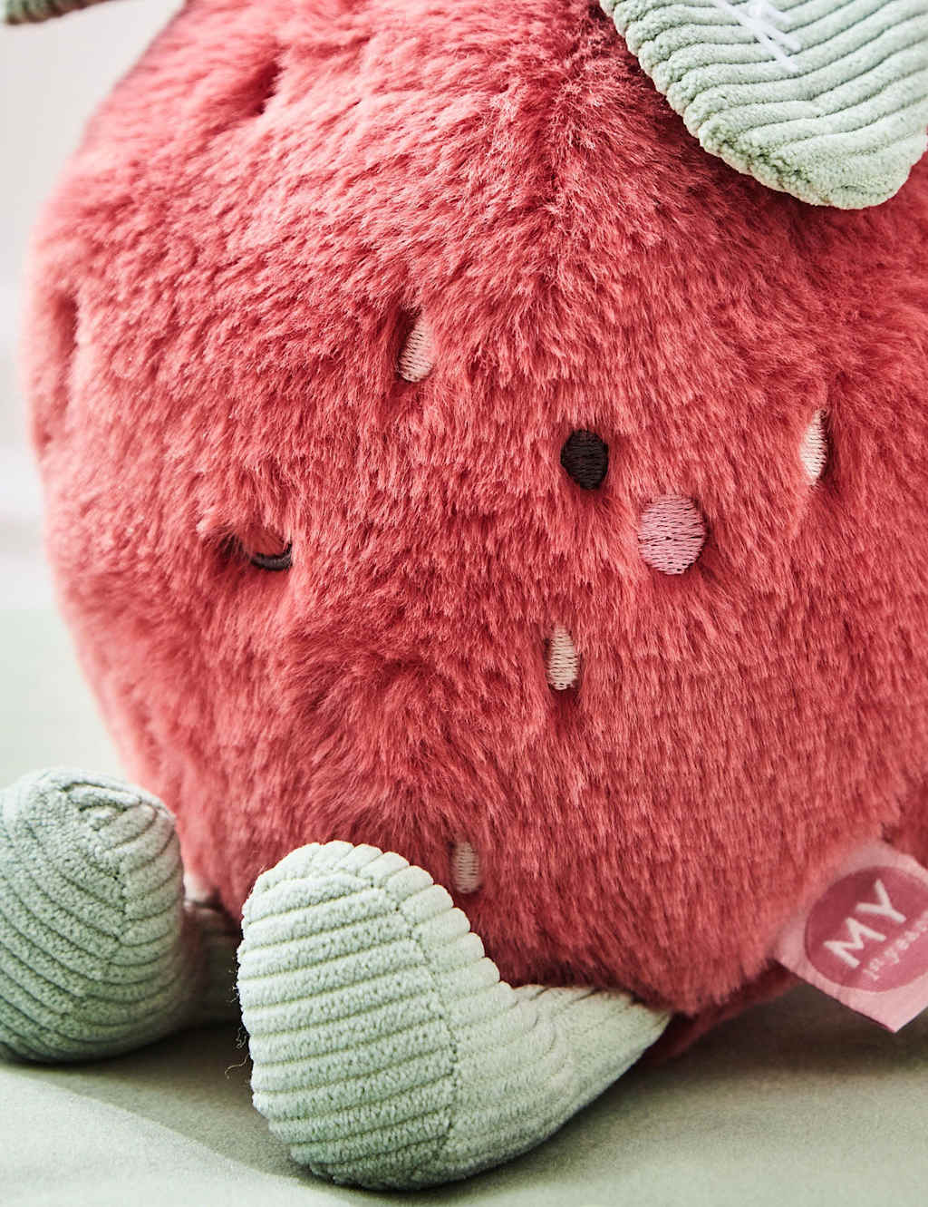 Personalised Strawberry Plush Toy 2 of 3