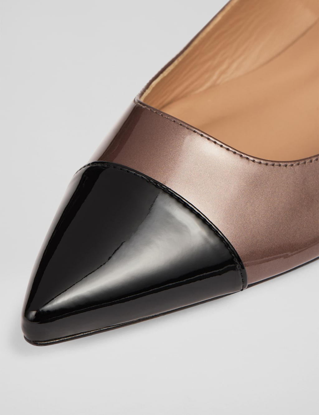 Leather Patent Flat Pointed Pumps 4 of 4