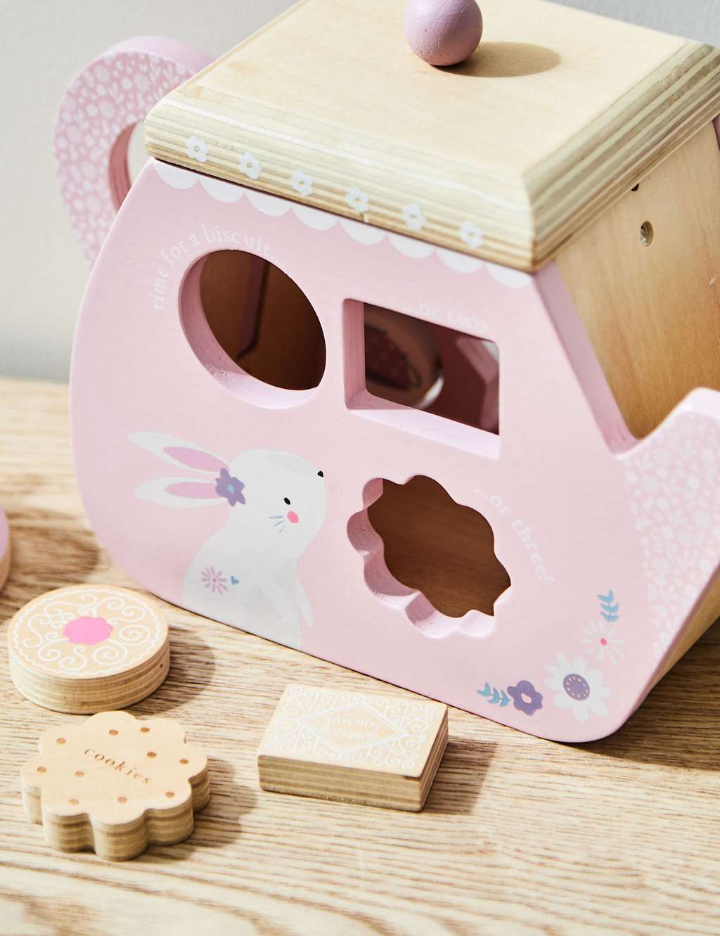 Personalised Teapot Wooden Shape Sorter 2 of 4
