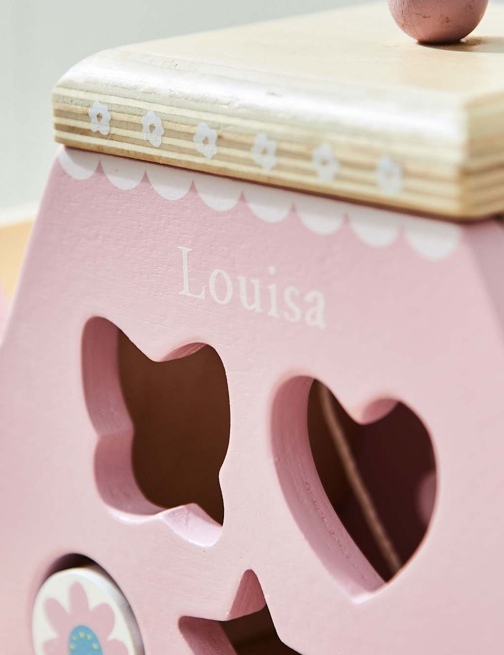 Personalised Teapot Wooden Shape Sorter 3 of 4