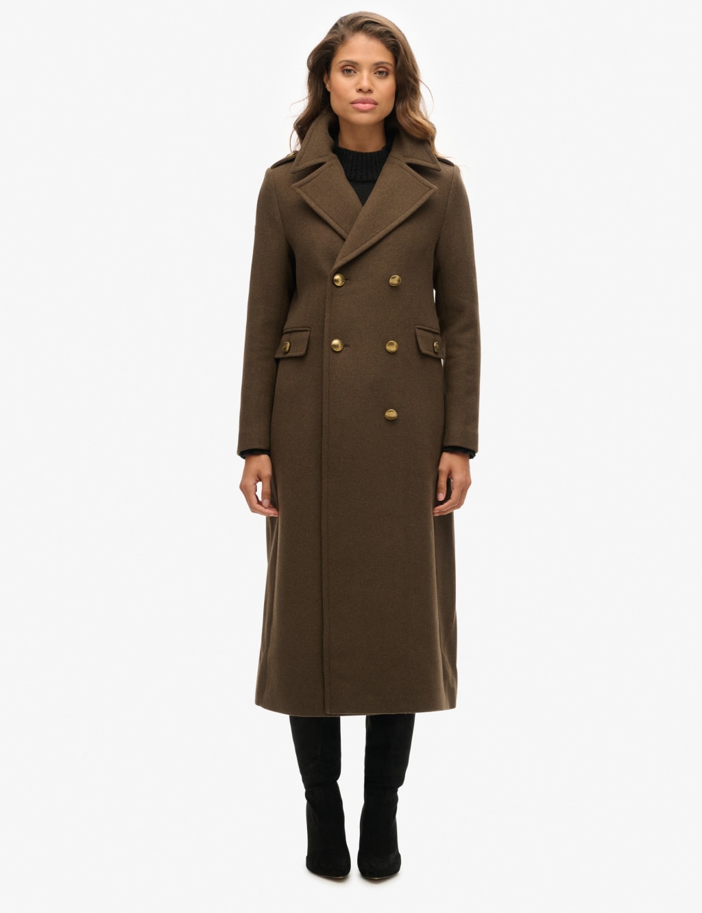 M&s double breasted coat clearance