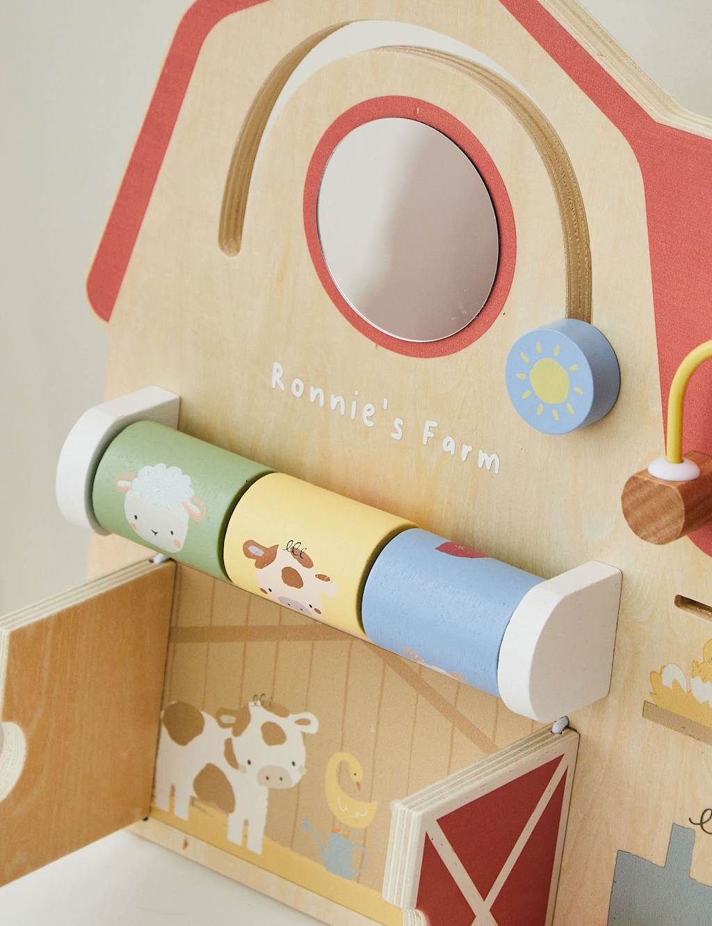 Personalised Farm House Busy Board Toy 2 of 2