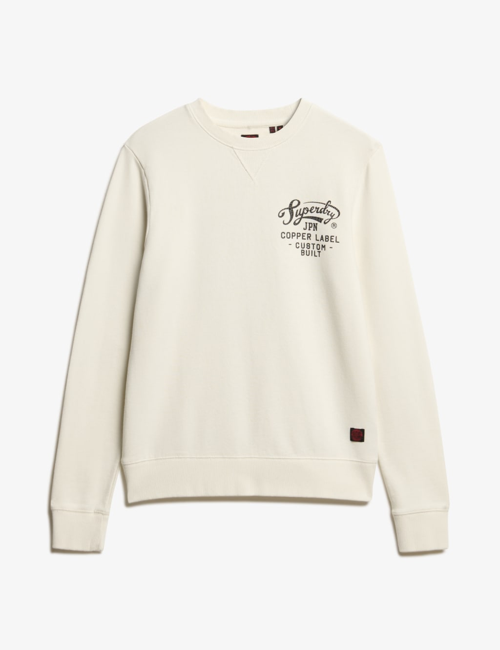 Pure Cotton Logo Graphic Crew Neck Sweatshirt Superdry M S
