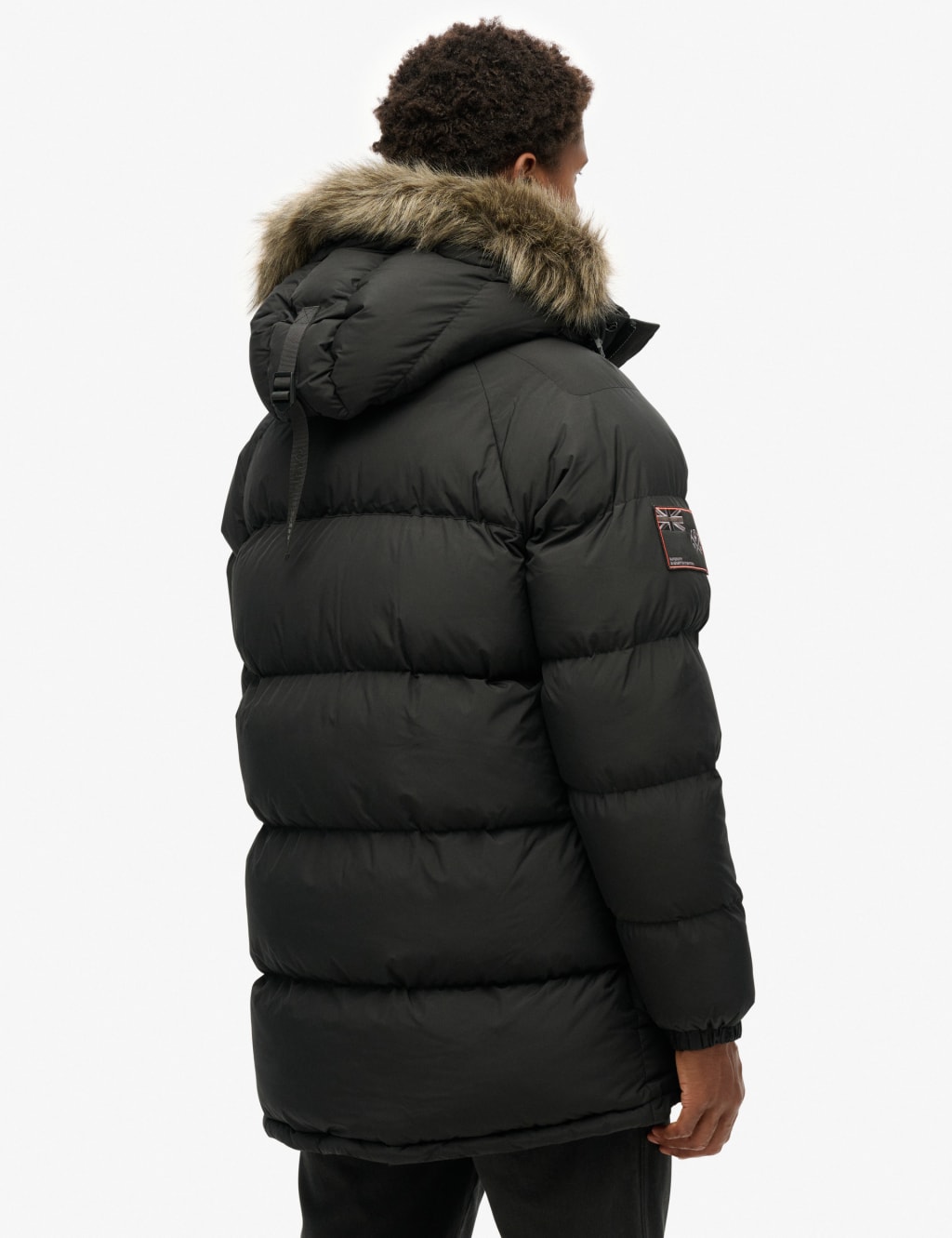 Padded Hooded Longline Parka Jacket 5 of 7