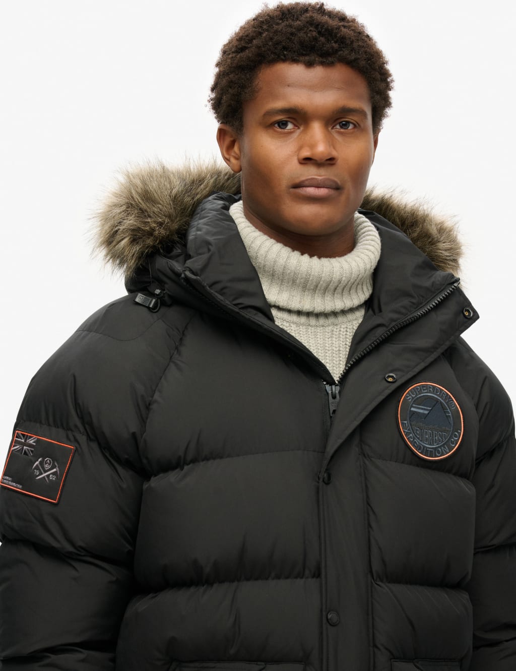 Padded Hooded Longline Parka Jacket 6 of 7