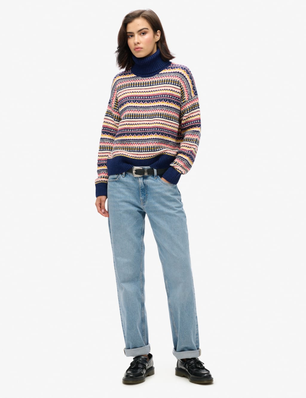 Textured Stripe Relaxed Jumper 3 of 6