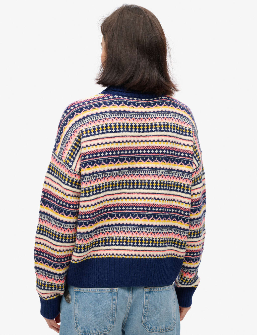 Textured Stripe Relaxed Jumper 5 of 6