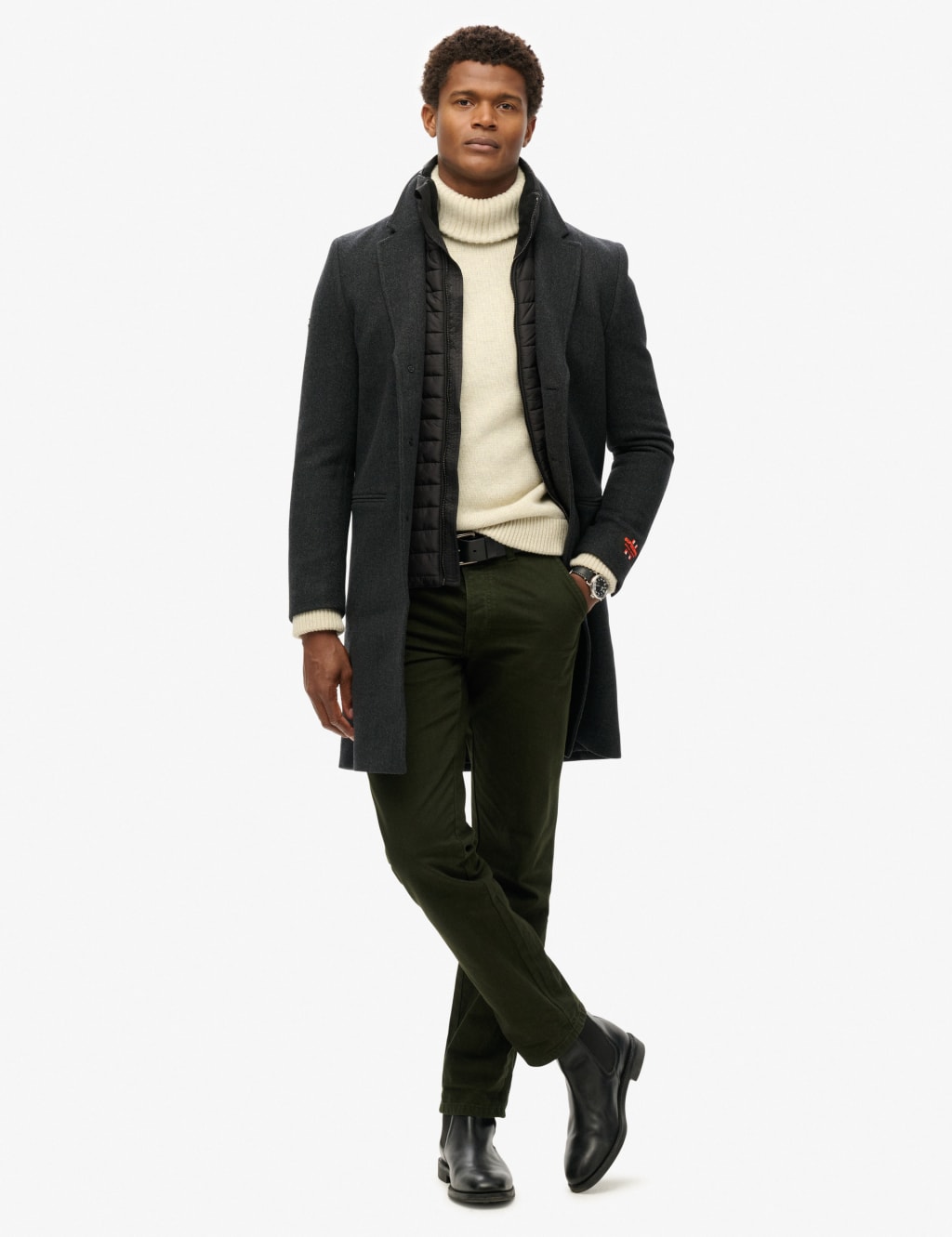 Wool Rich 2 in 1 Peacoat 3 of 11