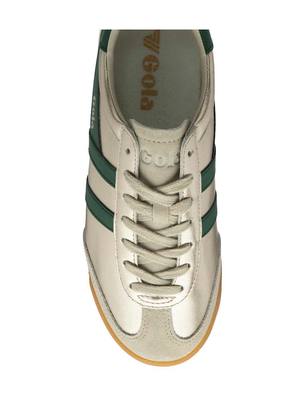 Torpedo Glimmer Leather Metallic Trainers 3 of 5