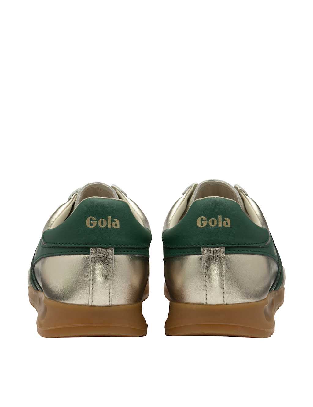 Torpedo Glimmer Leather Metallic Trainers 4 of 5