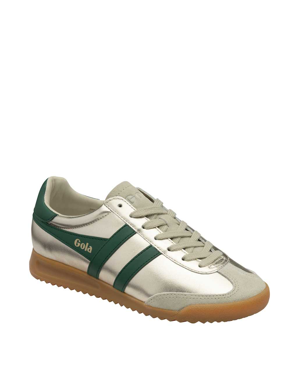 Torpedo Glimmer Leather Metallic Trainers 5 of 5