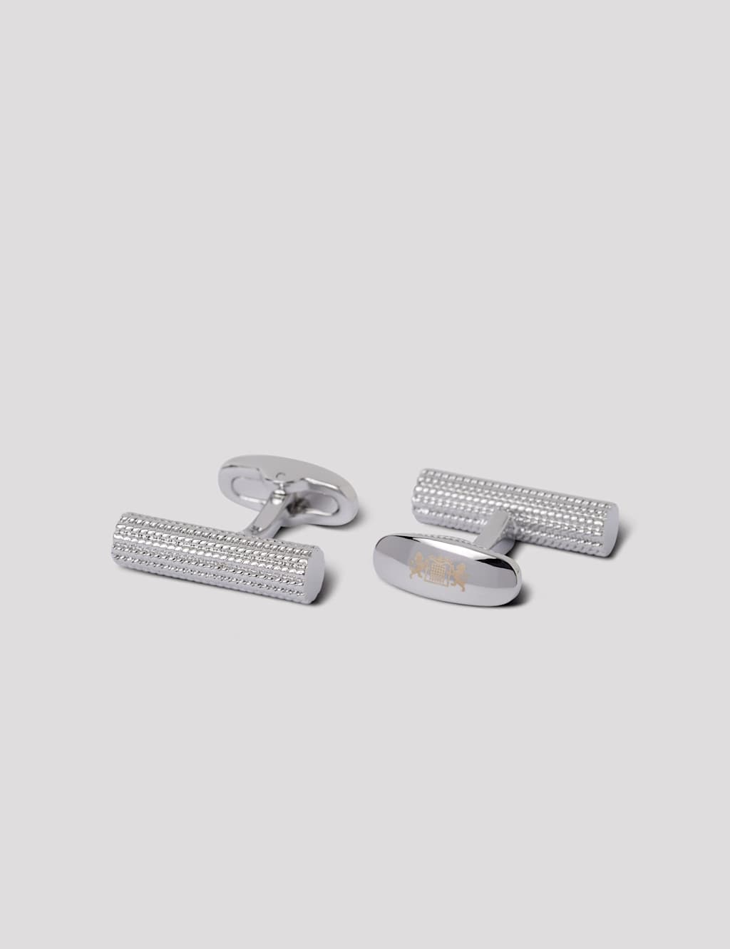 Textured Tubular Cufflinks 2 of 2