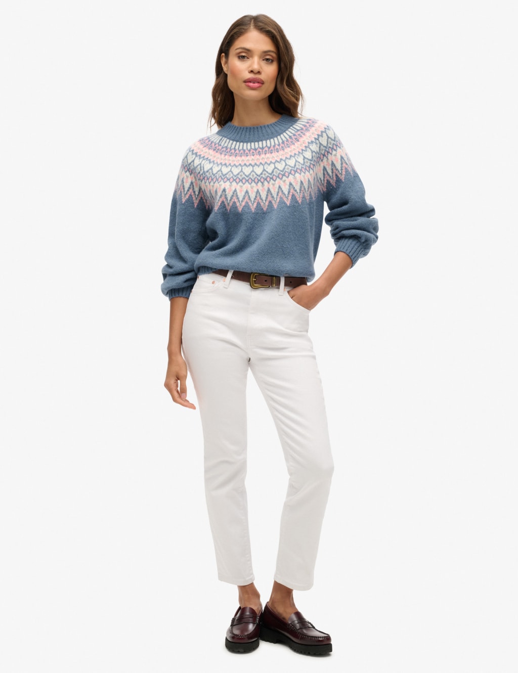 Patterned Textured Jumper 2 of 5