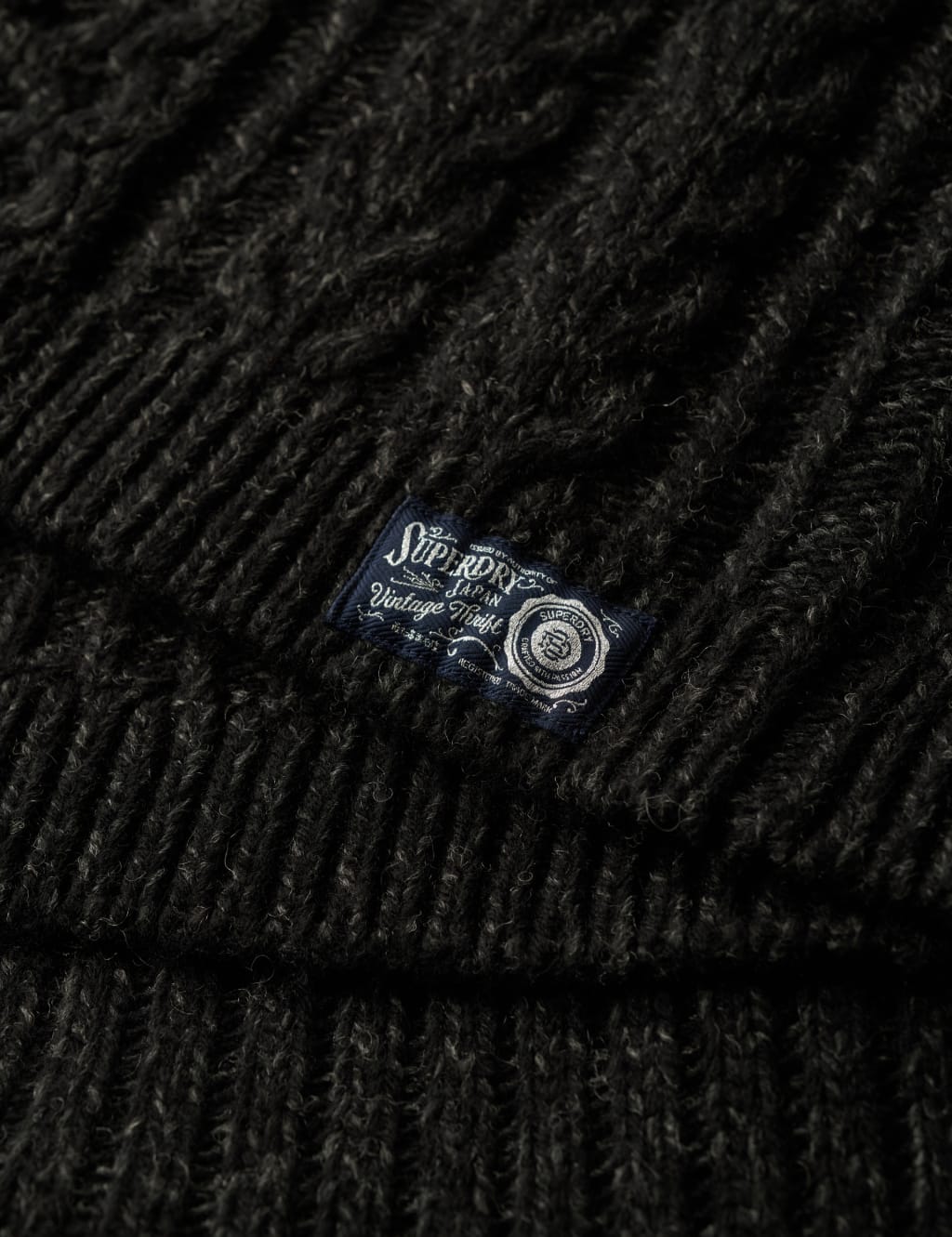 Cable Knit Roll Neck Jumper Dress with Wool 7 of 7