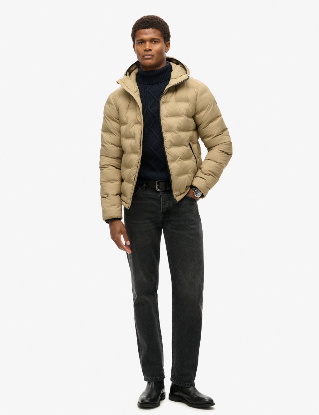 Hooded Quilted Puffer Jacket 2 of 5