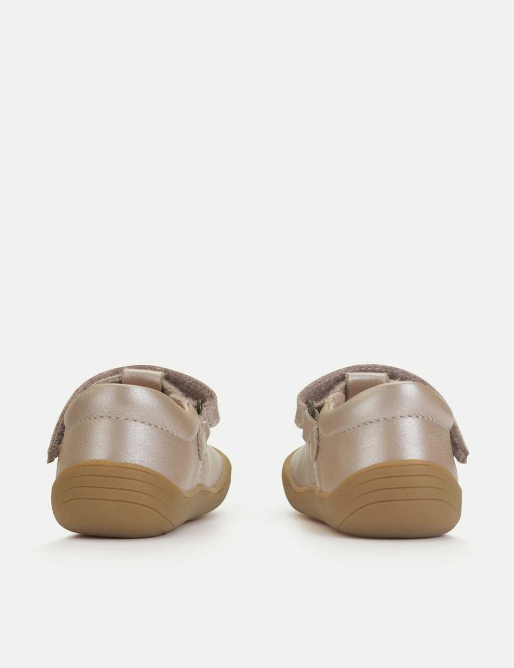 Kids' Leather Metallic T Bar Shoes (3 Small - 7 Small) 5 of 6