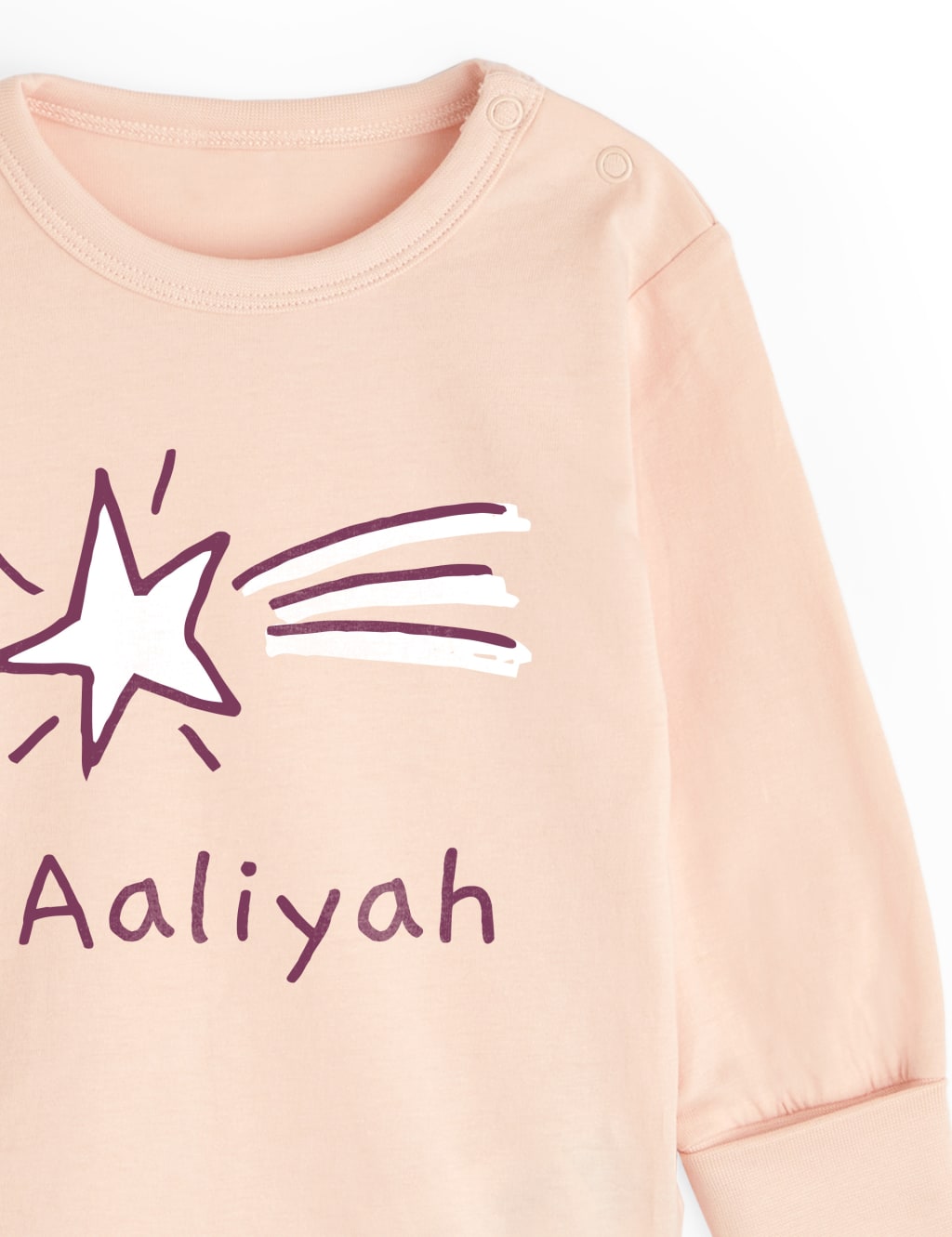 Personalised Star Pyjamas (6 Mths - 3 Yrs) 2 of 2