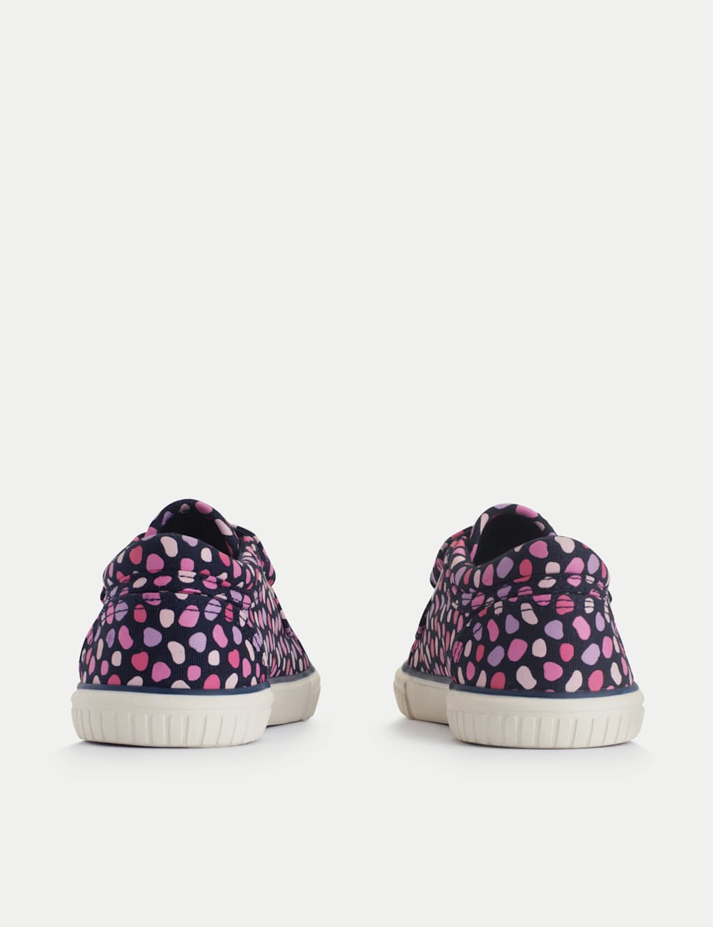 Kids' Splash Print Canvas Riptape Trainers (6 Small - 3 Large) 4 of 6