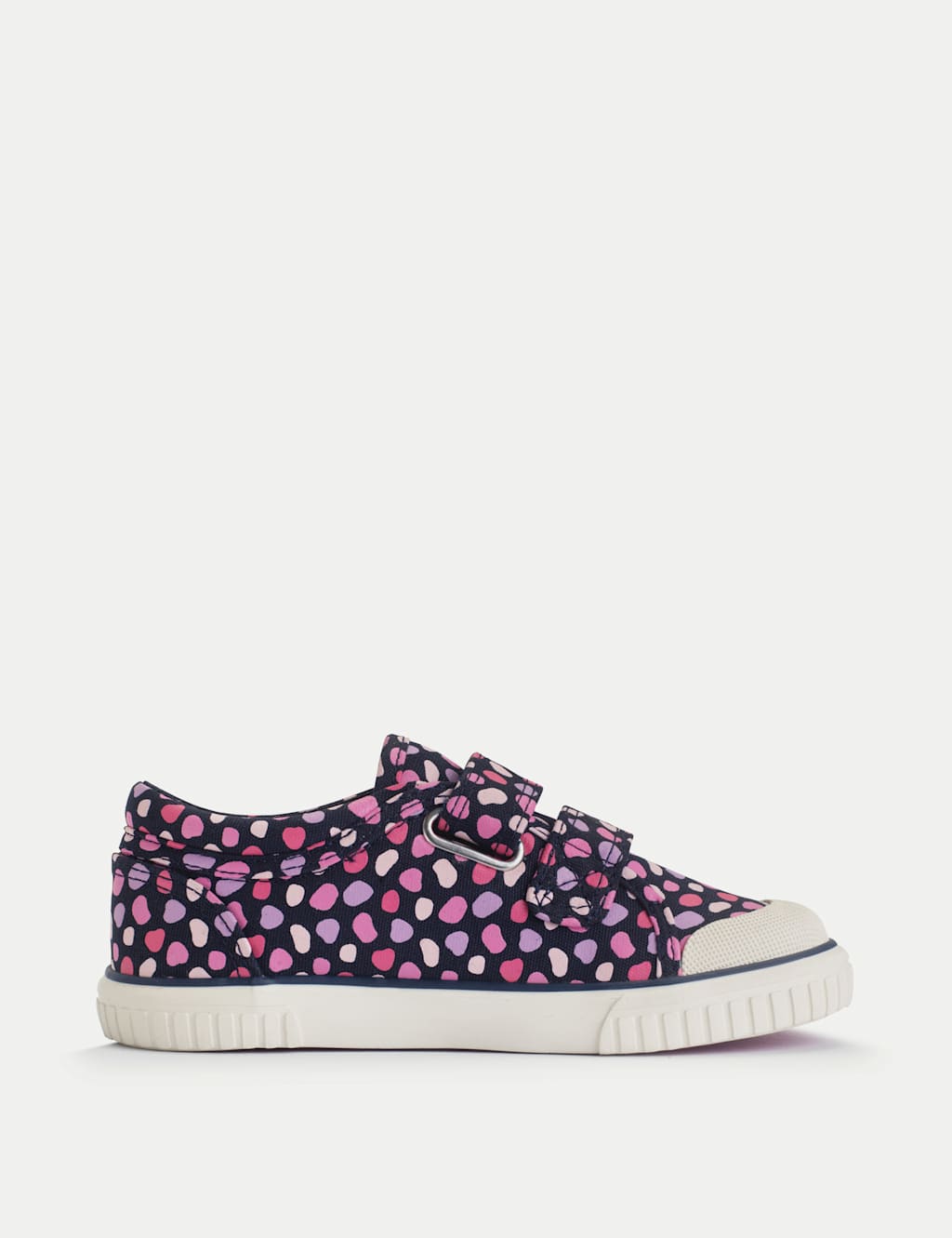 Kids' Splash Print Canvas Riptape Trainers (6 Small - 3 Large) 5 of 6