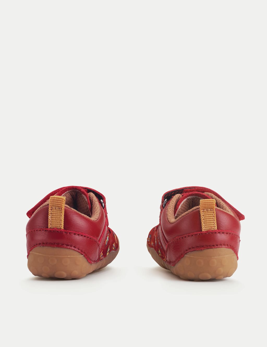 Baby Leather Digger Riptape Pram Shoes (3 Small - 5 Small) 4 of 6
