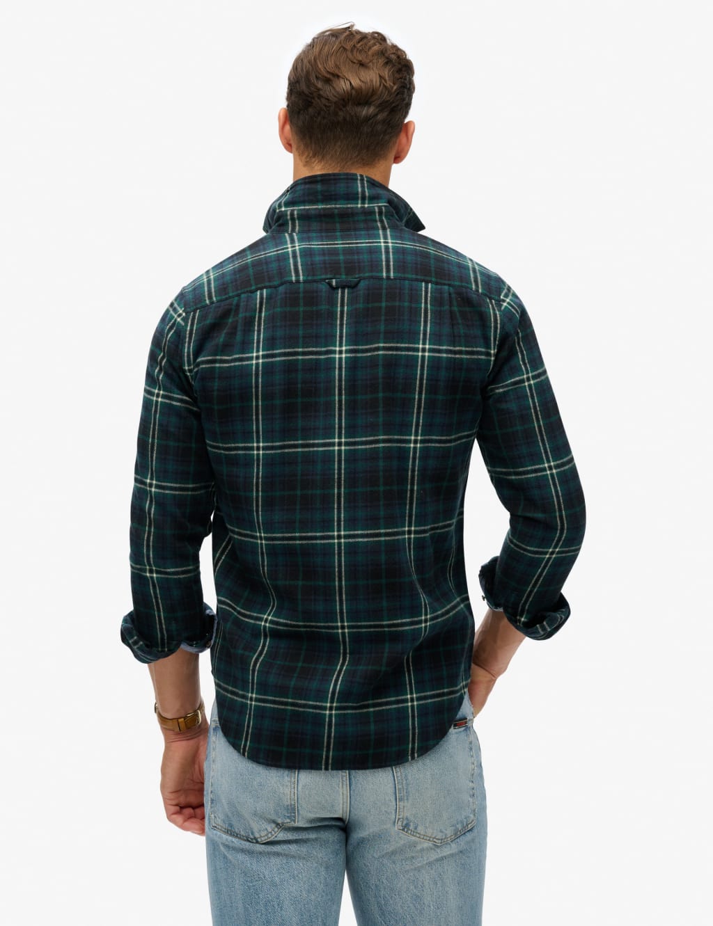 Slim Fit Pure Cotton Check Oxford Shirt 3 of 6