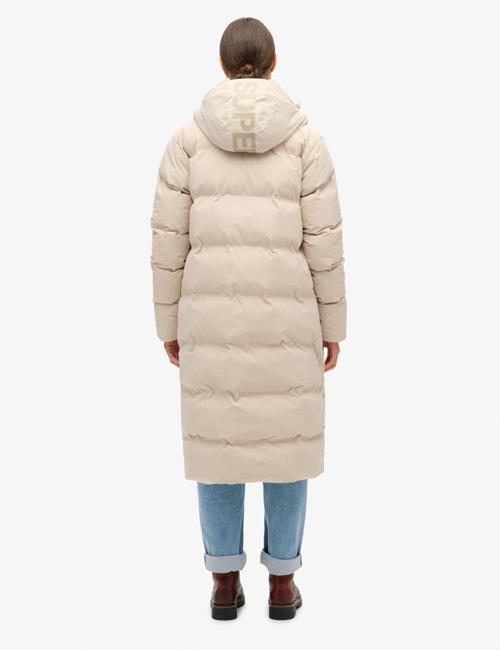 Hooded Longline Puffer Coat 4 of 5