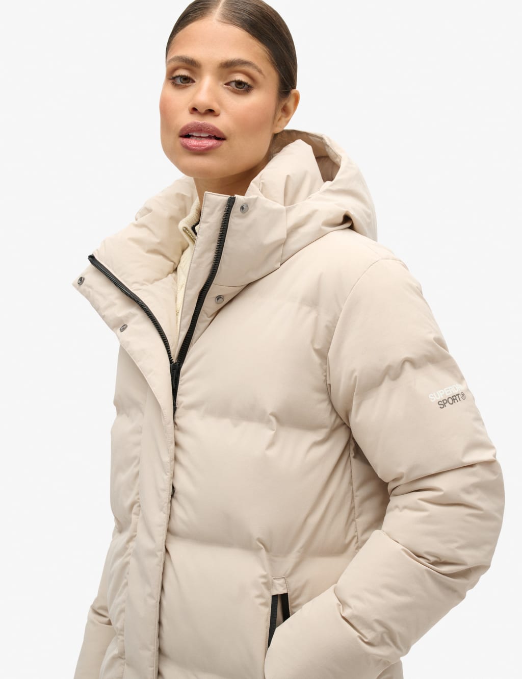 Hooded Longline Puffer Coat 5 of 5