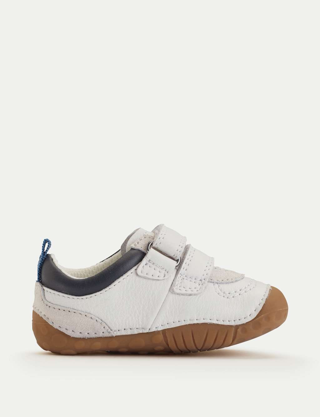 Baby Leather Riptape Pram Shoes (3½ Small - 5 Small) 4 of 6