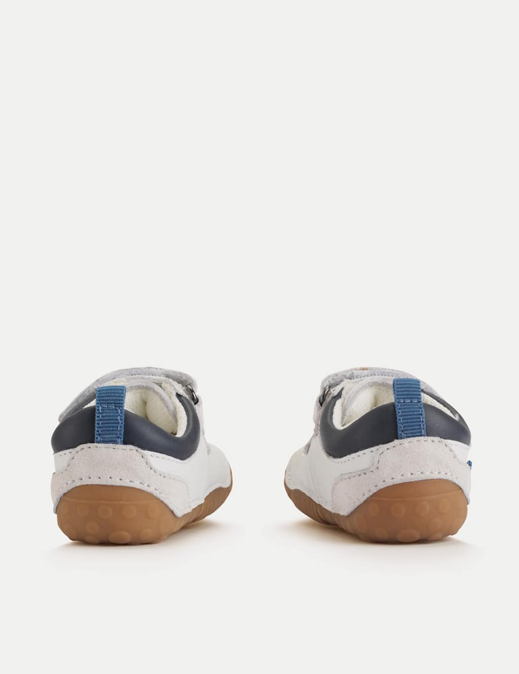 Baby Leather Riptape Pram Shoes (3½ Small - 5 Small) 5 of 6