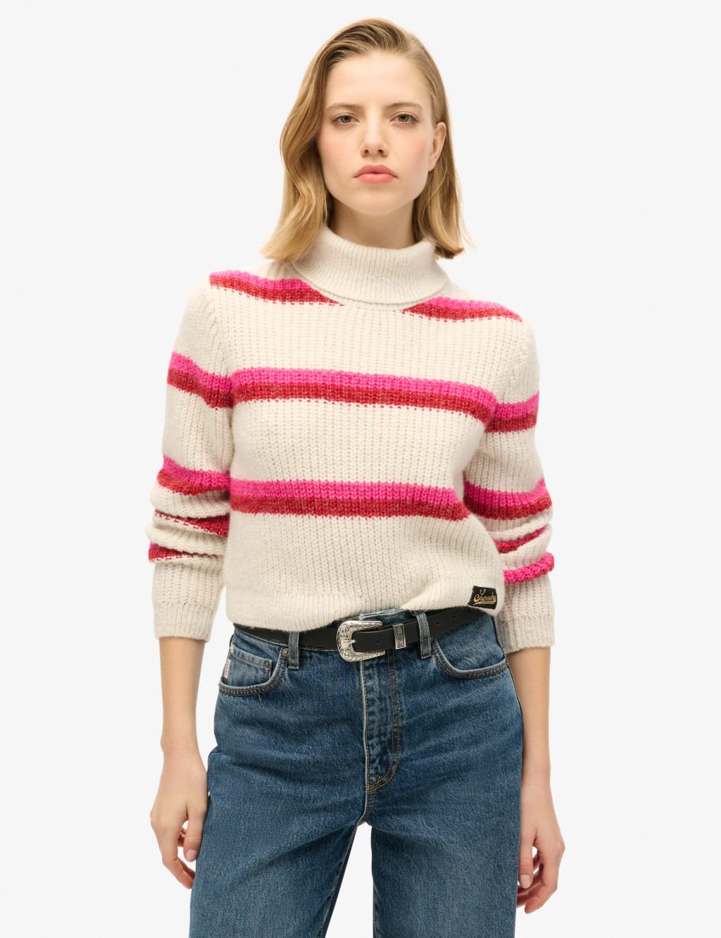 Superdry striped jumper hotsell