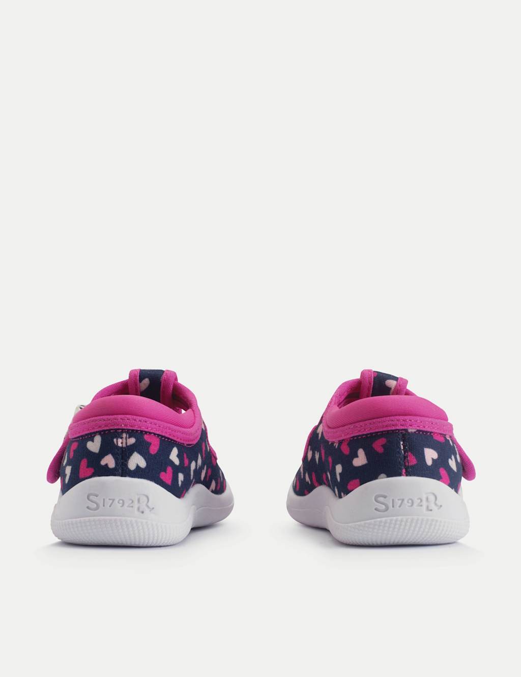 Kids' Canvas Heart T Bar Shoes (3 Small - 7 Small) 5 of 6