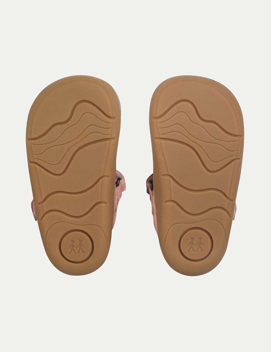 Kids' Leather Riptape T Bar Shoes (3 Small - 7 Small) 4 of 5