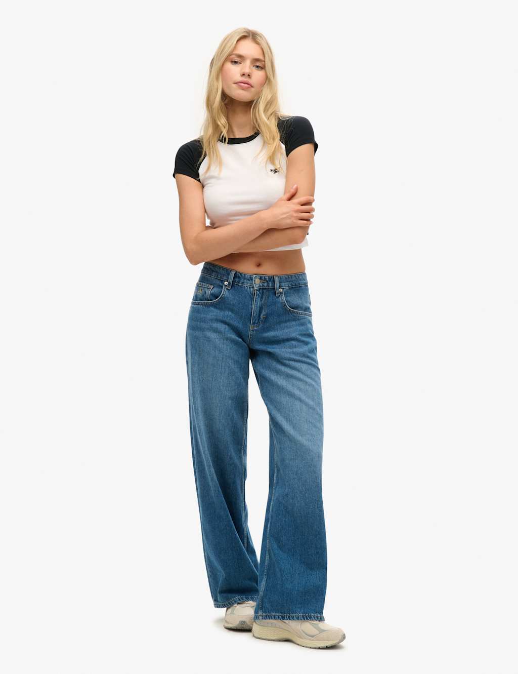 Mid Rise Wide Leg Baggy Jean 3 of 5