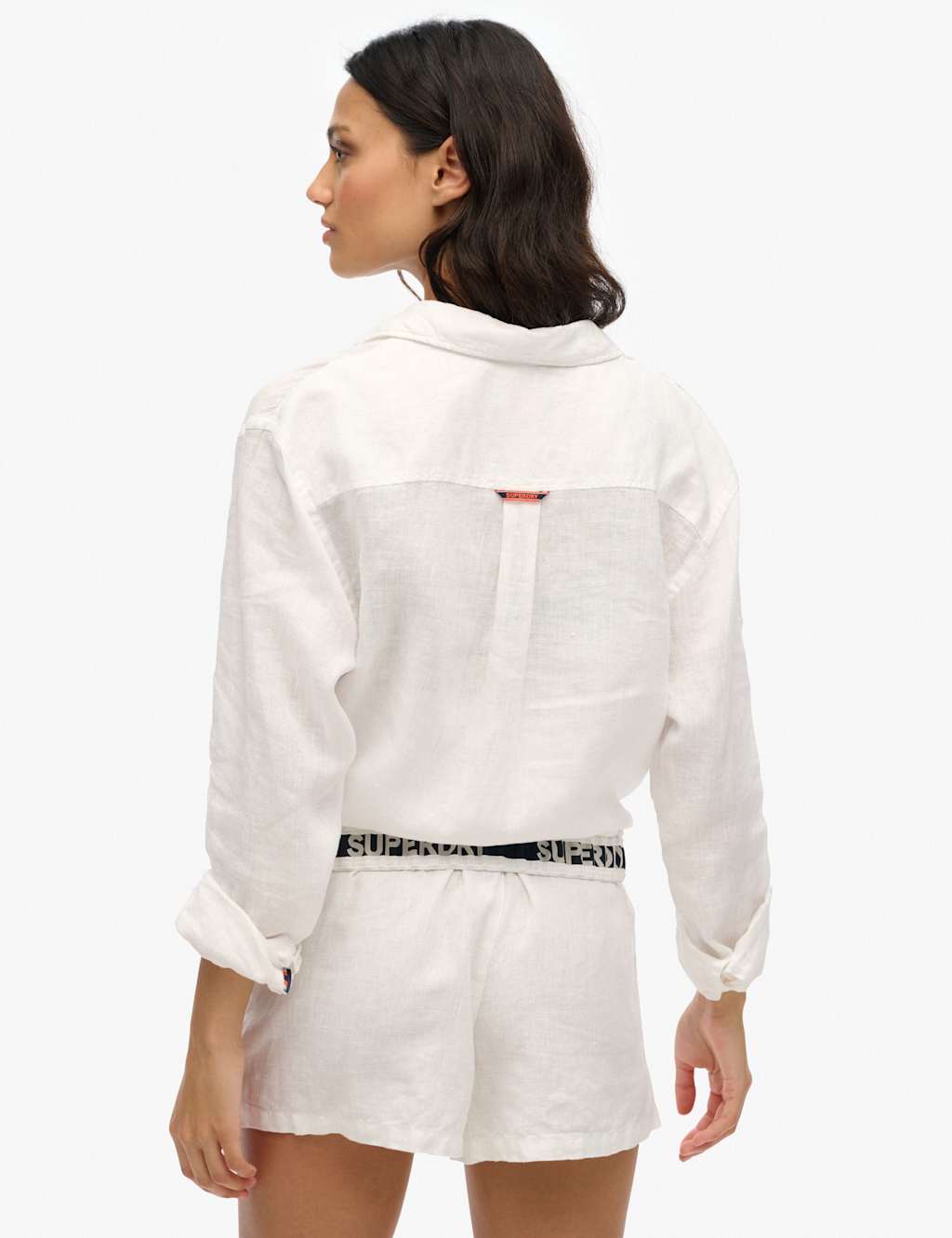 Pure Linen Elasticated Waist Shorts 6 of 6