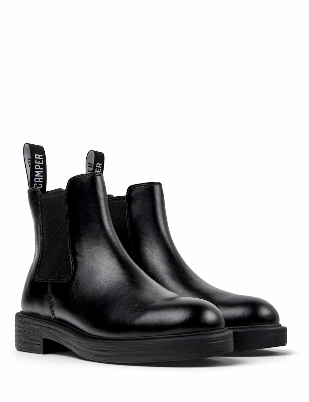 Leather Chelsea Block Heel Ankle Boots 2 of 2