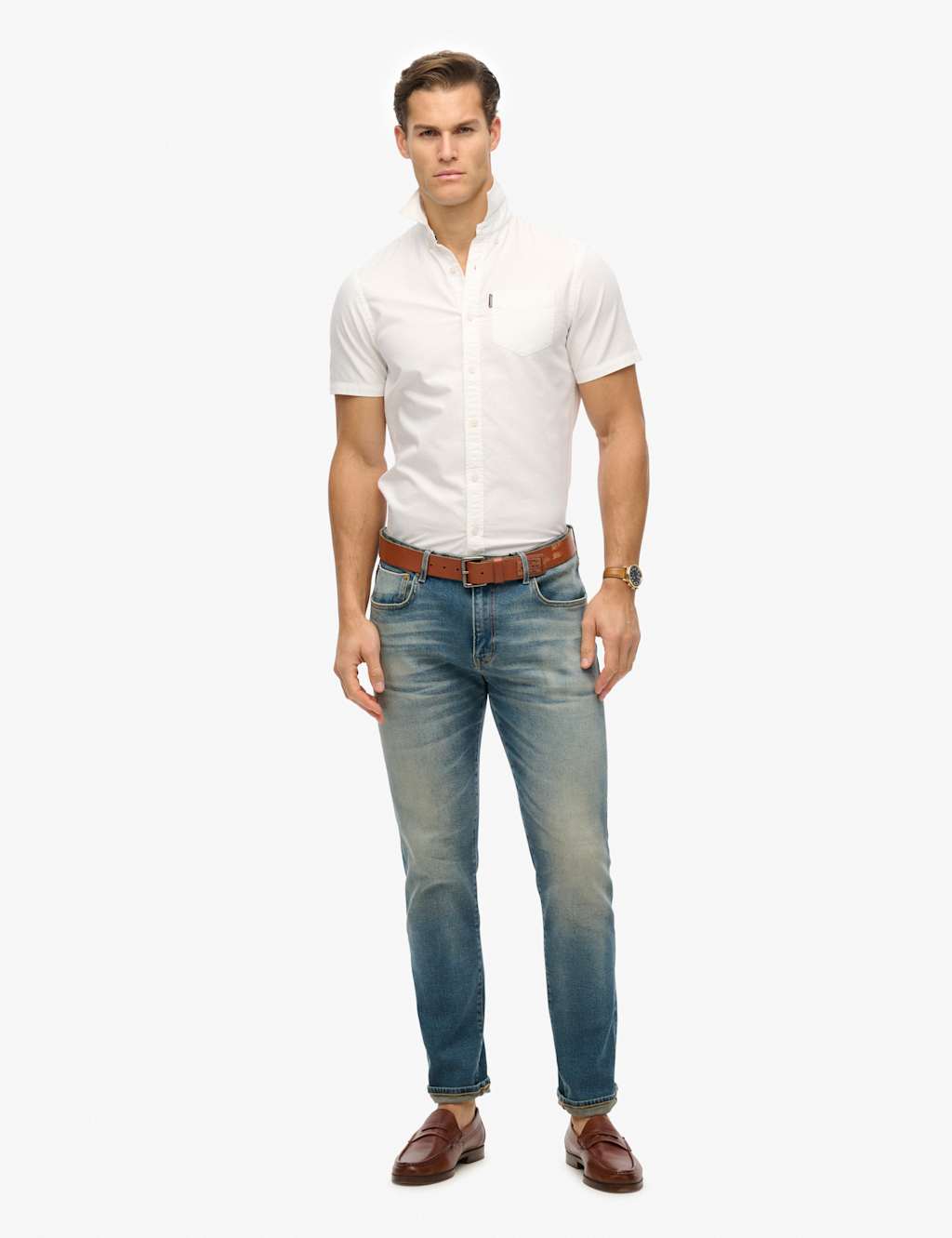 Relaxed Fit Pure Cotton Oxford Shirt 5 of 5