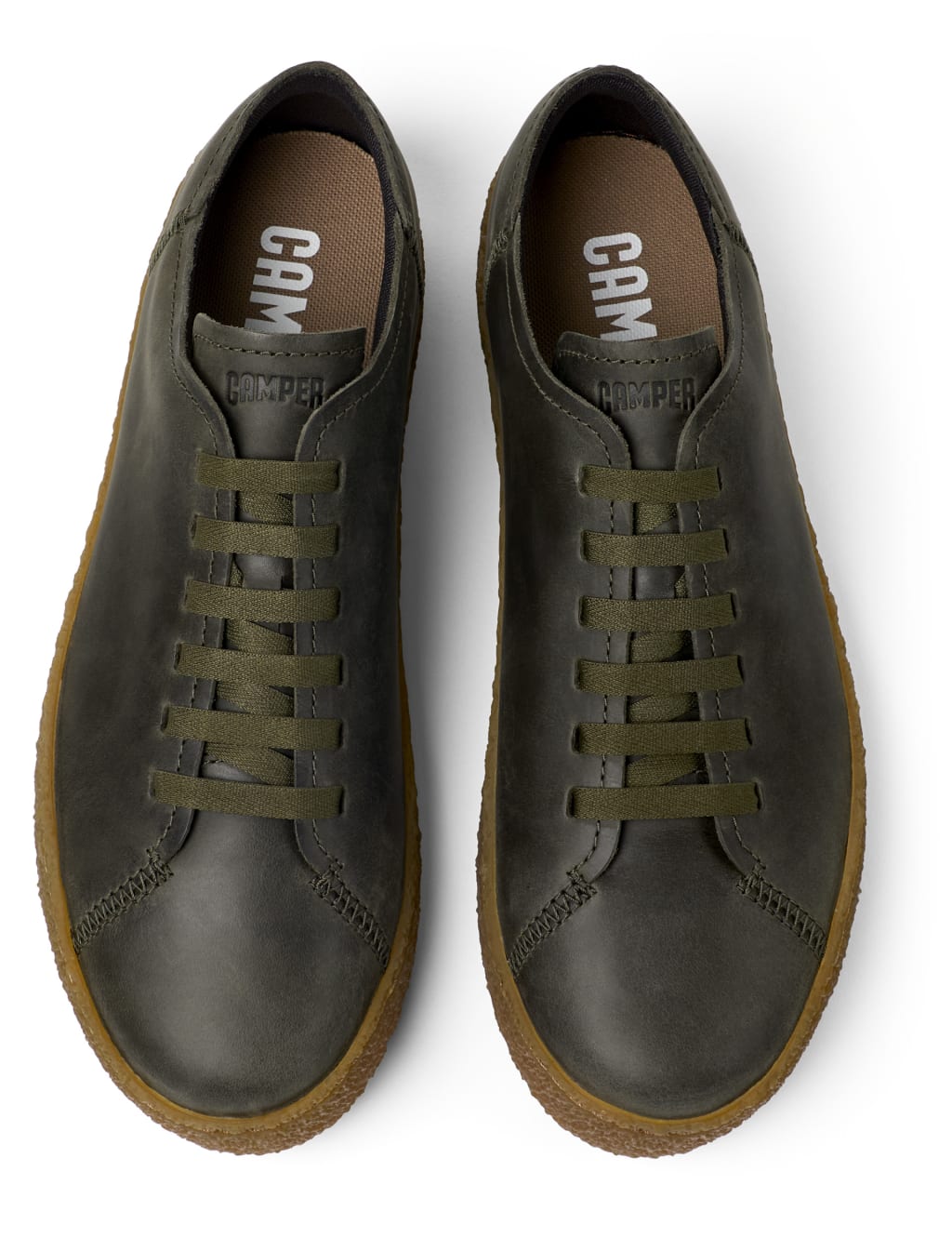 Leather Lace Up Trainers 4 of 5