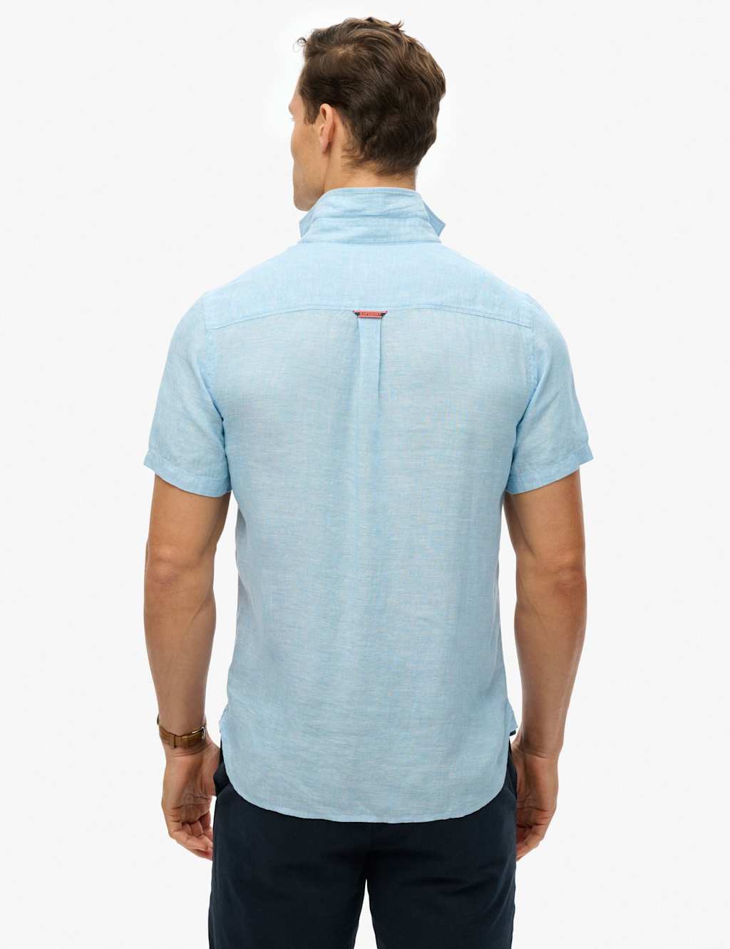 Relaxed Fit Pure Linen Embroidered Shirt 4 of 7