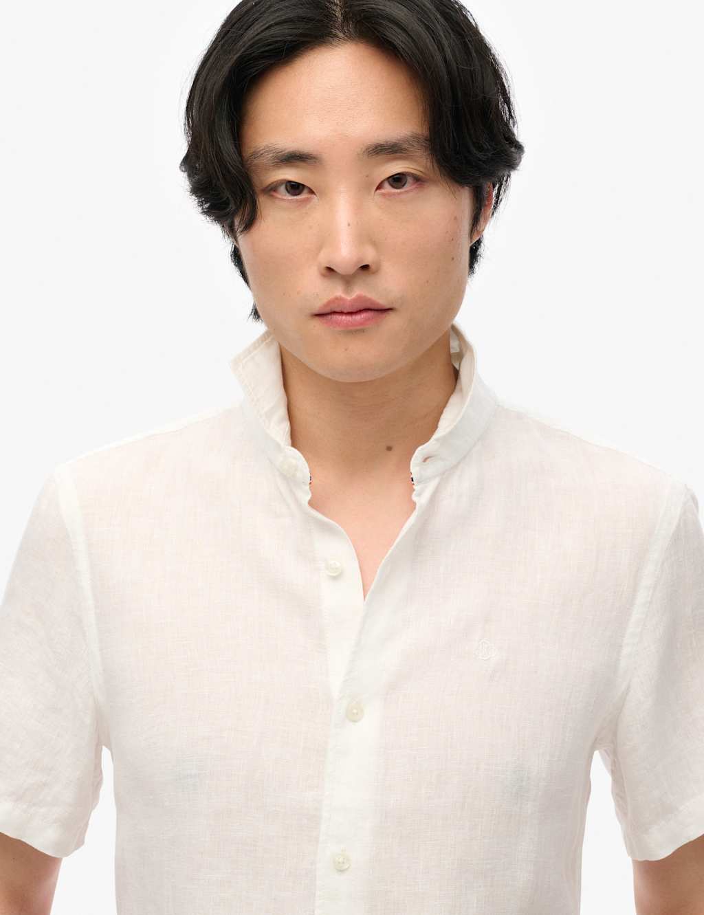 Relaxed Fit Pure Linen Embroidered Shirt 5 of 7