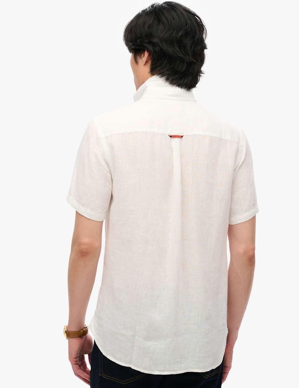 Relaxed Fit Pure Linen Embroidered Shirt 6 of 7