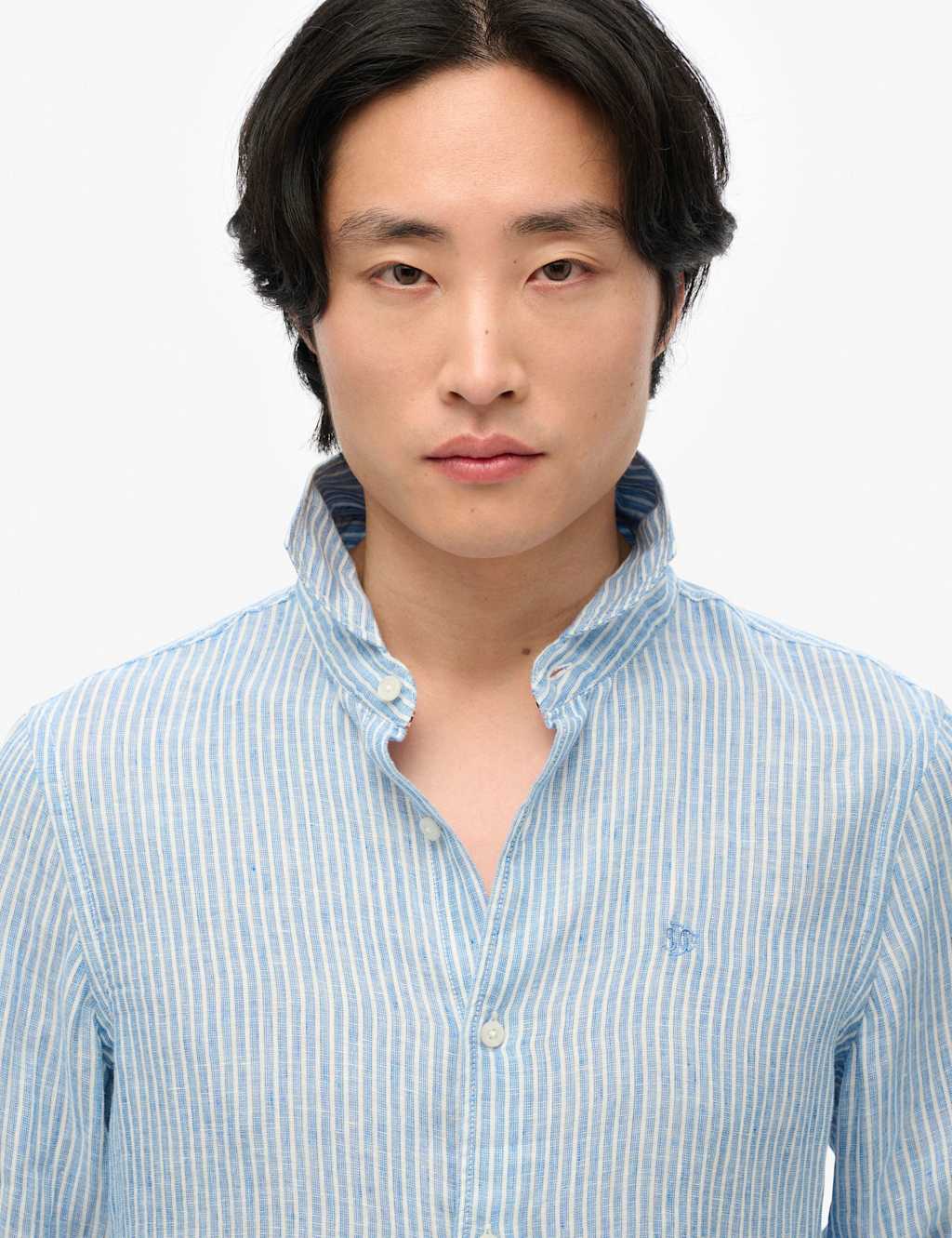 Relaxed Fit Pure Linen Striped Shirt 5 of 7