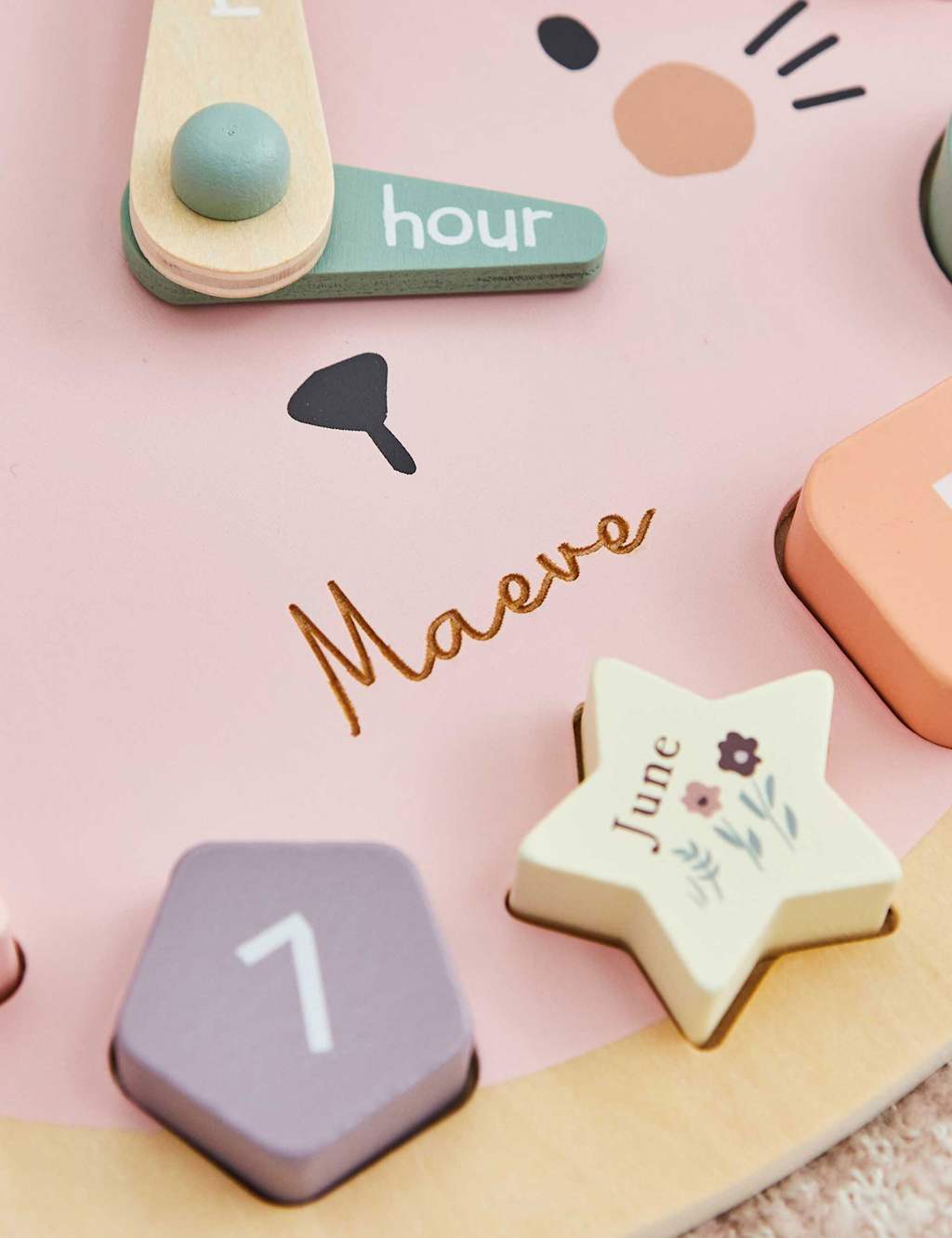 Personalised Bunny Clock Puzzle 2 of 3