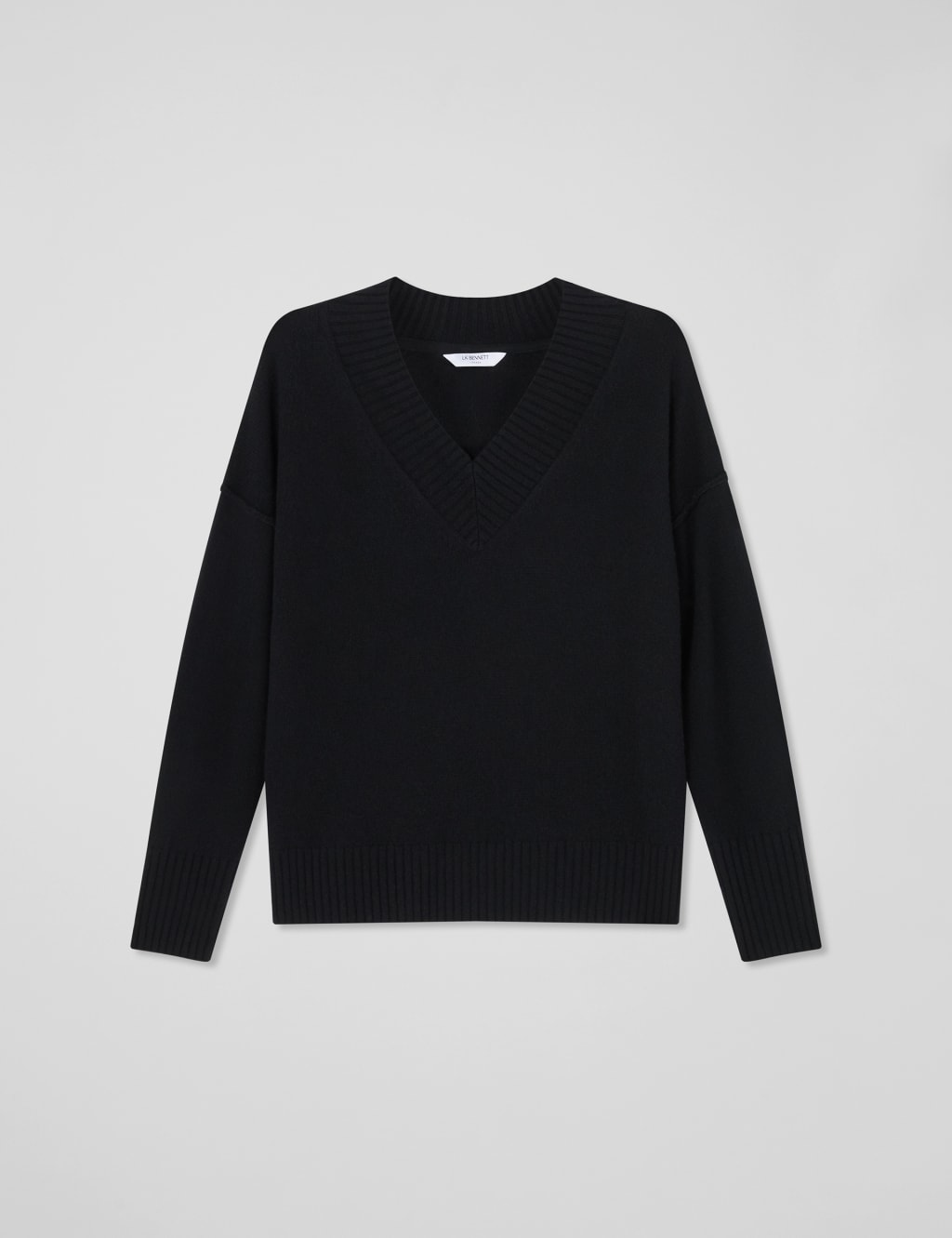 M&s black v neck school jumper outlet