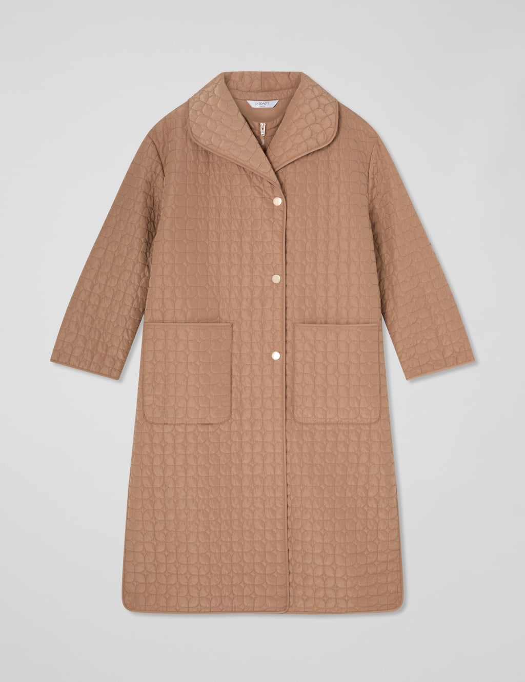 Quilted Padded Longline Coat 2 of 4