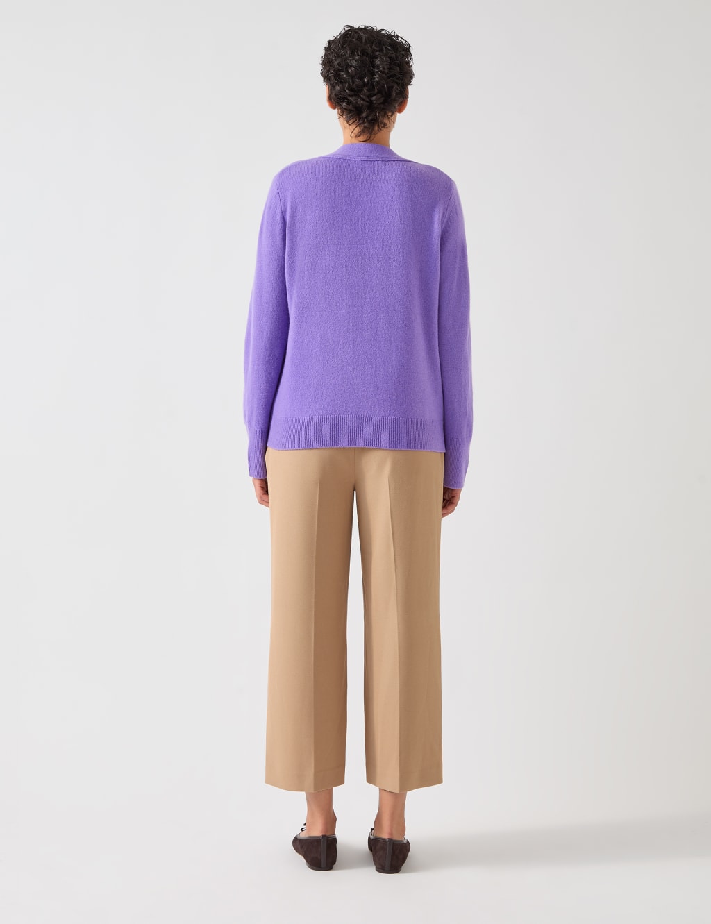 Pure Merino Wool V-Neck Cardigan 3 of 4