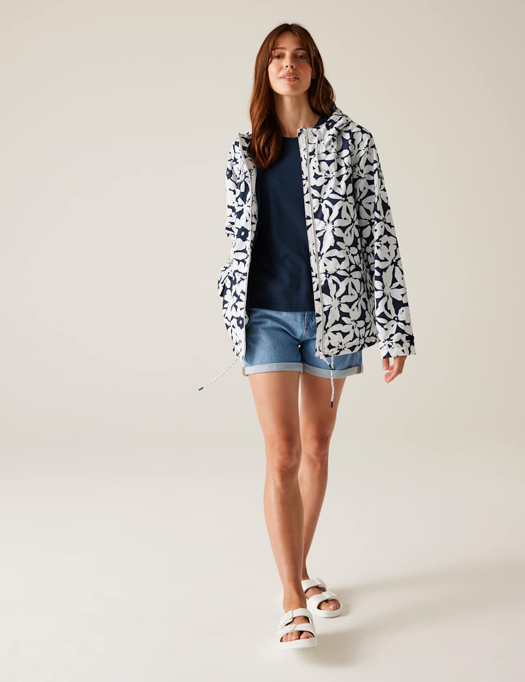 Bayletta II Floral Hooded Rain Jacket 3 of 12