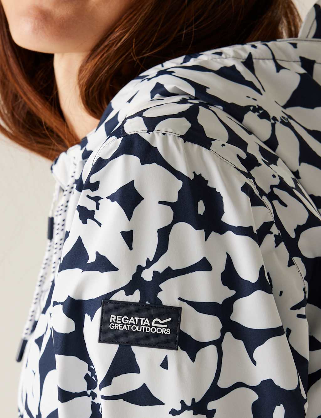 Bayletta II Floral Hooded Rain Jacket 6 of 12