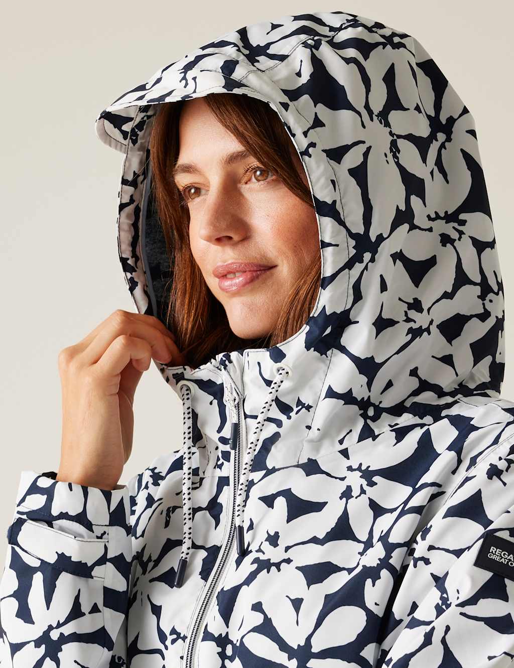 Bayletta II Floral Hooded Rain Jacket 7 of 12