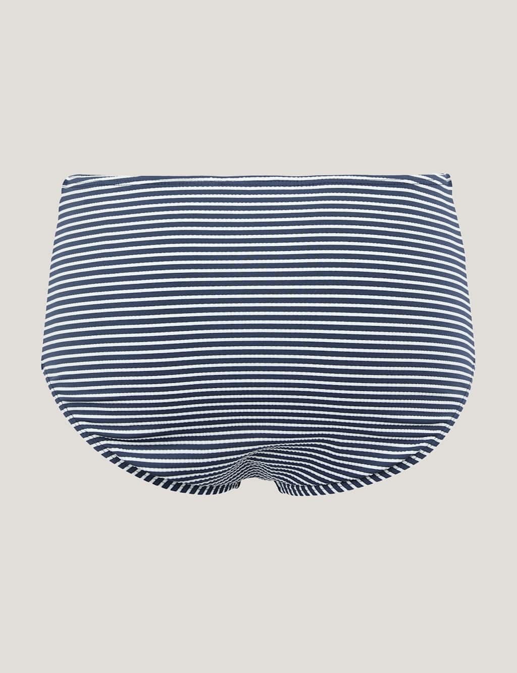Paloma Striped High Waisted Bikini Bottoms 5 of 6